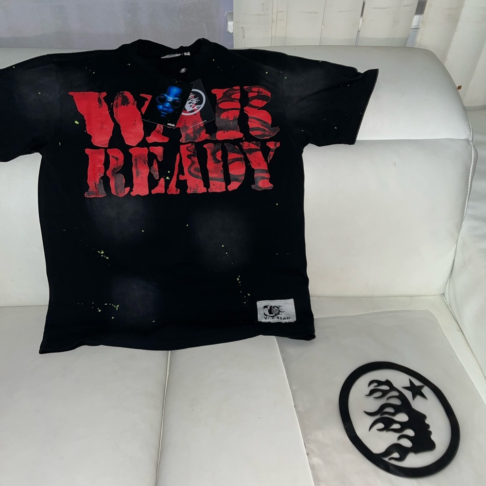 Hellstar, Black and Red Graphic T-Shirt